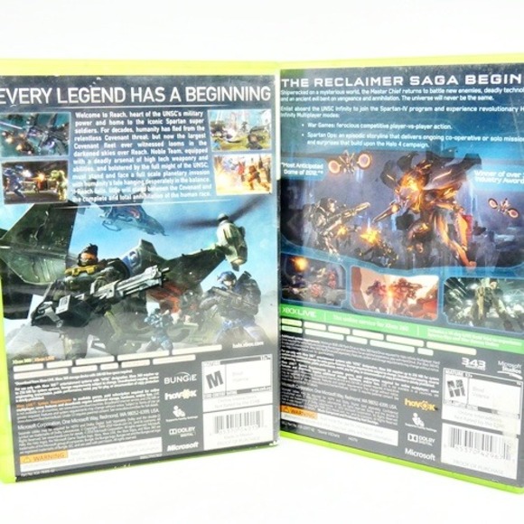 Halo Xbox Lot 1, 2, 3, 3 ODST, 4, Reach & 5 Guardians 7 Games Total - Picture 10 of 11
